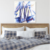 Segelbewegungen Leinwanddruck (Insitu (Schlafzimmer))