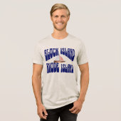 Segelblockinsel Tri-Blend Shirt (Vorderseite voll)