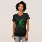 Segelboarding - Grass Green T-Shirt (Vorne ganz)