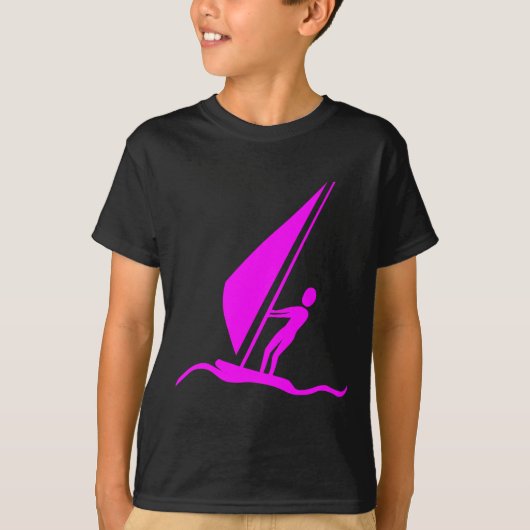 Segelboarding - Magenta T-Shirt (Vorderseite)