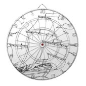 Segelboot 1 dartscheibe (vorne)