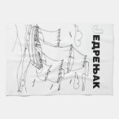 Segelboot 1 handtuch (Horizontal)