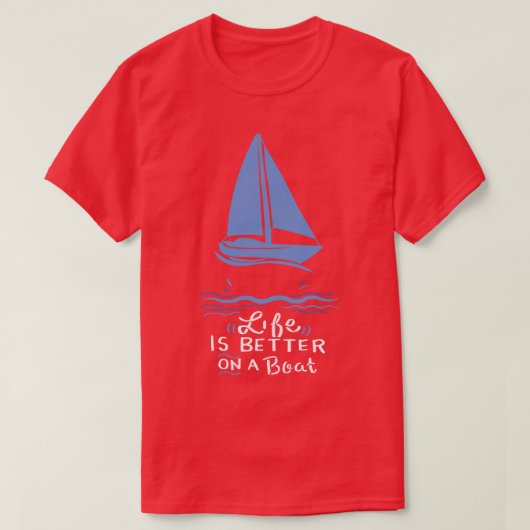 Segelboot 1 T-Shirt (Design vorne)