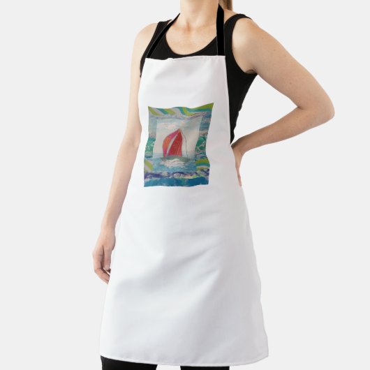Segelboot Abstrakt Schürze (InSitu)