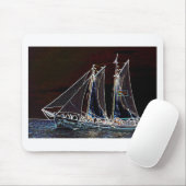 Segelboot - Abstraktes Foto Mousepad (Mit Mouse)