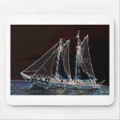 Segelboot - Abstraktes Foto Mousepad (Vorne)