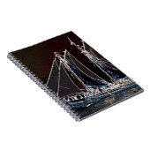 Segelboot - Abstraktes Foto Notizblock (Rechte Seite)