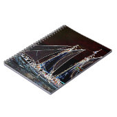 Segelboot - Abstraktes Foto Notizblock (Linke Seite)