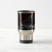 Segelboot - Abstraktes Foto Reisebecher (Mittel)