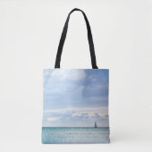 Segelboot am Horizont  Tasche (Vorderseite)
