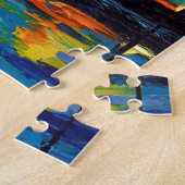 Segelboot am Sonnenuntergang Puzzle (Seite)