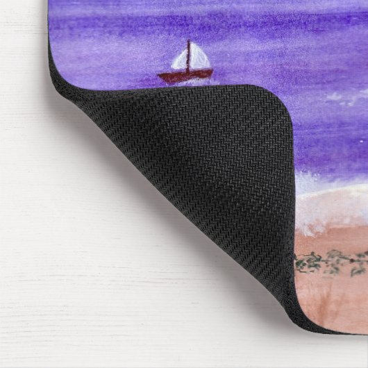 SEGELBOOT-ANSICHT MOUSEPAD (Ecke)