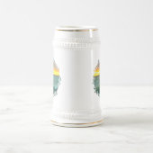 Segelboot auf Banderas Bay 0884 Bierglas (Mittel)