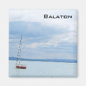Segelboot auf dem Balaton Magnet (Vorne)