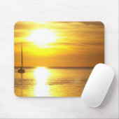 Segelboot auf dem Goldwasser Mousepad (Mit Mouse)