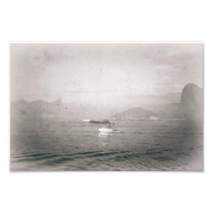 Segelboot auf dem Ozean Fotodruck