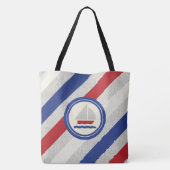Segelboot auf der Classic Stripes Bag Tasche (Rückseite)