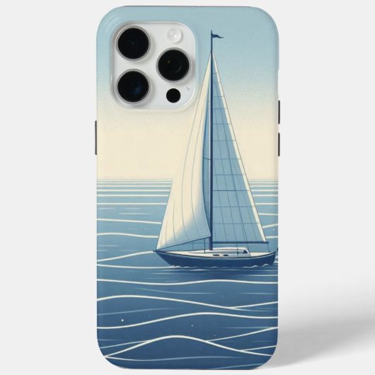 Segelboot auf hoher See Case-Mate iPhone Hülle (Rückseite)
