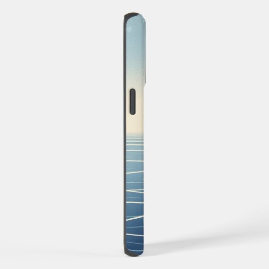 Segelboot auf hoher See iPhone Hülle (Rechte Seite)