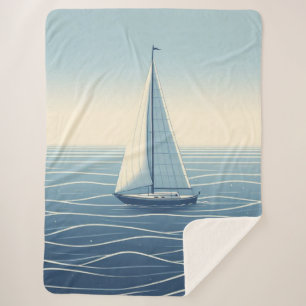 Segelboot auf hoher See Sherpadecke