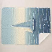 Segelboot auf hoher See Sherpadecke (Vorderseite (Horizontal))