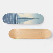 Segelboot auf hoher See Skateboard (Horizontal)