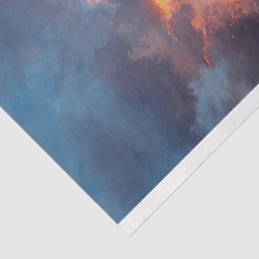 Segelboot auf Rough Seas Painting Decoupage Seidenpapier (Ausschnitt)