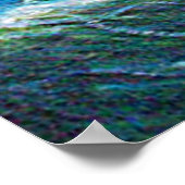 Segelboot auf Rough Waters Ölgemälde Image Poster (Ecke)