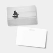 Segelboot Ausweis (Vorder- & Rückseite)