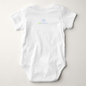 Segelboot Baby Strampler (Rückseite)