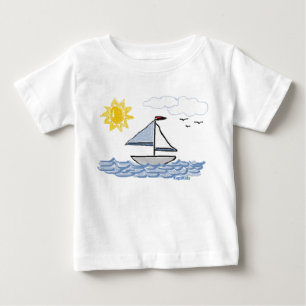 Segelboot Baby T-shirt