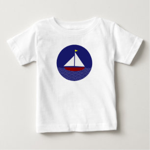 Segelboot Baby T-shirt