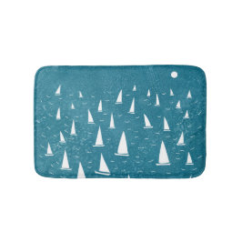 Segelboot Badematte