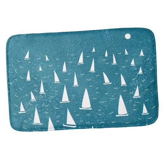 Segelboot Badematte