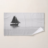 Segelboot Badhandtuch Set (Handtuch)