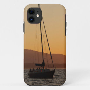 Segelboot bei Sonnenuntergang auf dem Puget Sound Case-Mate iPhone Hülle