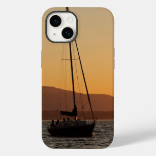 Segelboot bei Sonnenuntergang auf dem Puget Sound Case-Mate iPhone Hülle