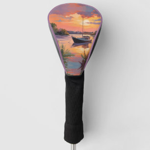 Segelboot bei Sunrise Golf Headcover