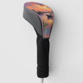 Segelboot bei Sunrise Golf Headcover (angewinkelt)