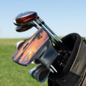 Segelboot bei Sunrise Golf Headcover (In Situ)