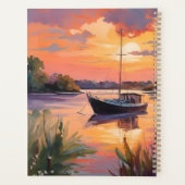 Segelboot bei Sunrise Planer (Rückseite)