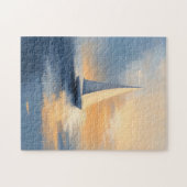 Segelboot bei Sunset Puzzle (Horizontal)