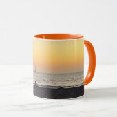 Segelboot bei Sunset - Venice Beach, CA Tasse (VorderseiteRechts)