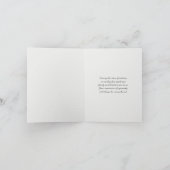 Segelboot Beileid Danke der Familie (Innenseite)