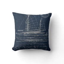 Segelboot Blaupausen