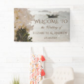 Segelboot Blume Beach Hochzeitsbanner Banner (Insitu)