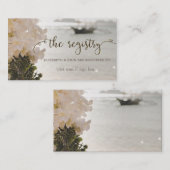 Segelboot Blume Beach Registry Enclosu Begleitkarte (Vorne/Hinten)