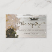 Segelboot Blume Beach Registry Enclosu Begleitkarte (Vorderseite)