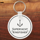 Segelboot, Cabin Cruiser oder Yachtname Schlüsselanhänger (Vorderseite)