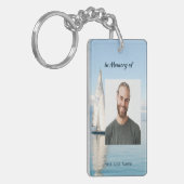 Segelboot christlich Memory Keepake Segelboot Schlüsselanhänger (Vorderseite links)